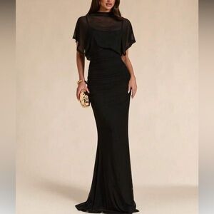 Elegant Black Maxi Dress